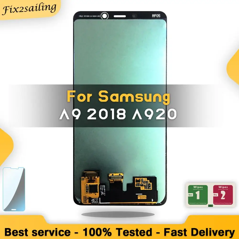 6 3 &quotЖК дисплей для SAMSUNG GALAXY A9 2018 A920 кодирующий преобразователь сенсорного экрана