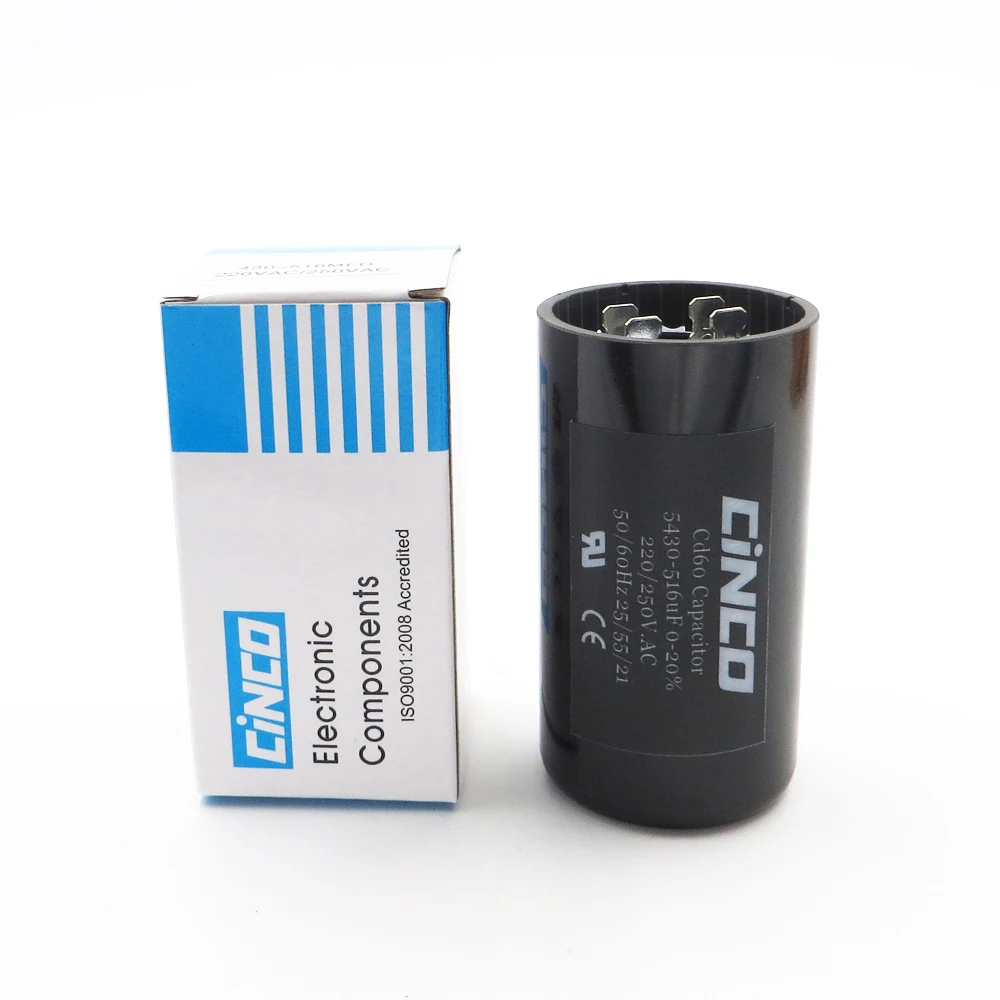 CD60 мотор пусковые конденсаторы 430 516MFD 220 V 250 275 RV запуск двигателя ing 516 mf uf