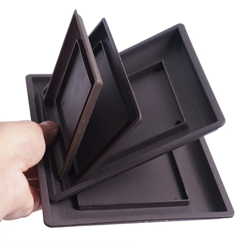 

1pc Tray For Imitation Plastic Rectangle Flower Pots Bottom Bracket Tray Suitable Imitation Purple Sand Flower Pot Prevent Water