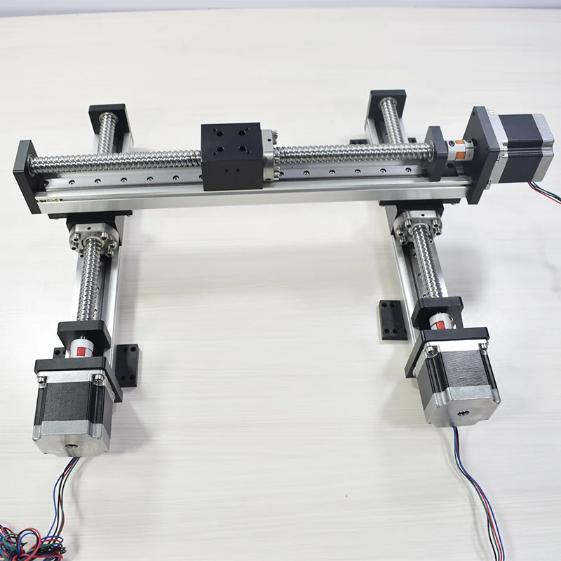 RXS-40 XY Table Gantry Linear Module Robotic Arm Rod Ball Screw Guide Sliding Table Motion Rail Actuator Motorized Router