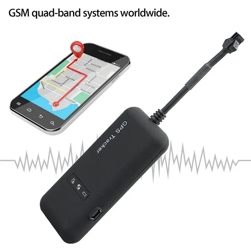 Мини в реальном времени Автомобильный gps-трекер локатор GT02 GPRS GSM отслеживающее устройство для транспортного средства/грузовика/микроавтобуса