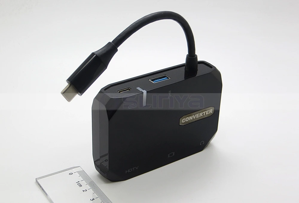 5 in 1type-c  to HDTV converter multifunction adapter 8039190125(22)