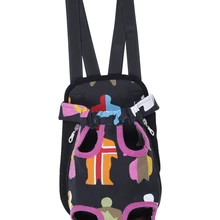 Новая парусиновая печать домашних животных ноги спереди Перевозчик/сумка собака Перевозчик Розничная щенок сумка для переноски собак