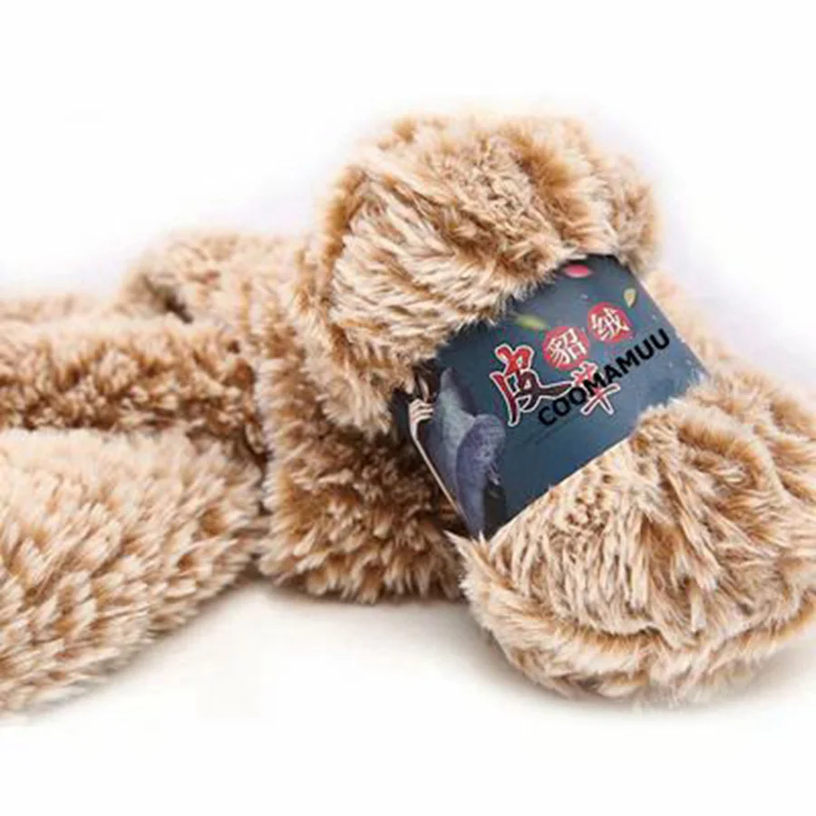 Buy Fashion Faux Fur Yarn 0.64nm 50G/pcs Fluffy Fur