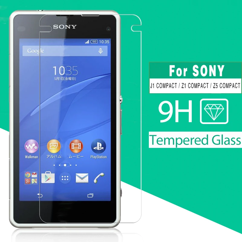 Пленка из закаленного стекла для Sony Xperia J1 Z1 Z5 Compact D5788 D5503 E5803 E5823 Защитная пленка
