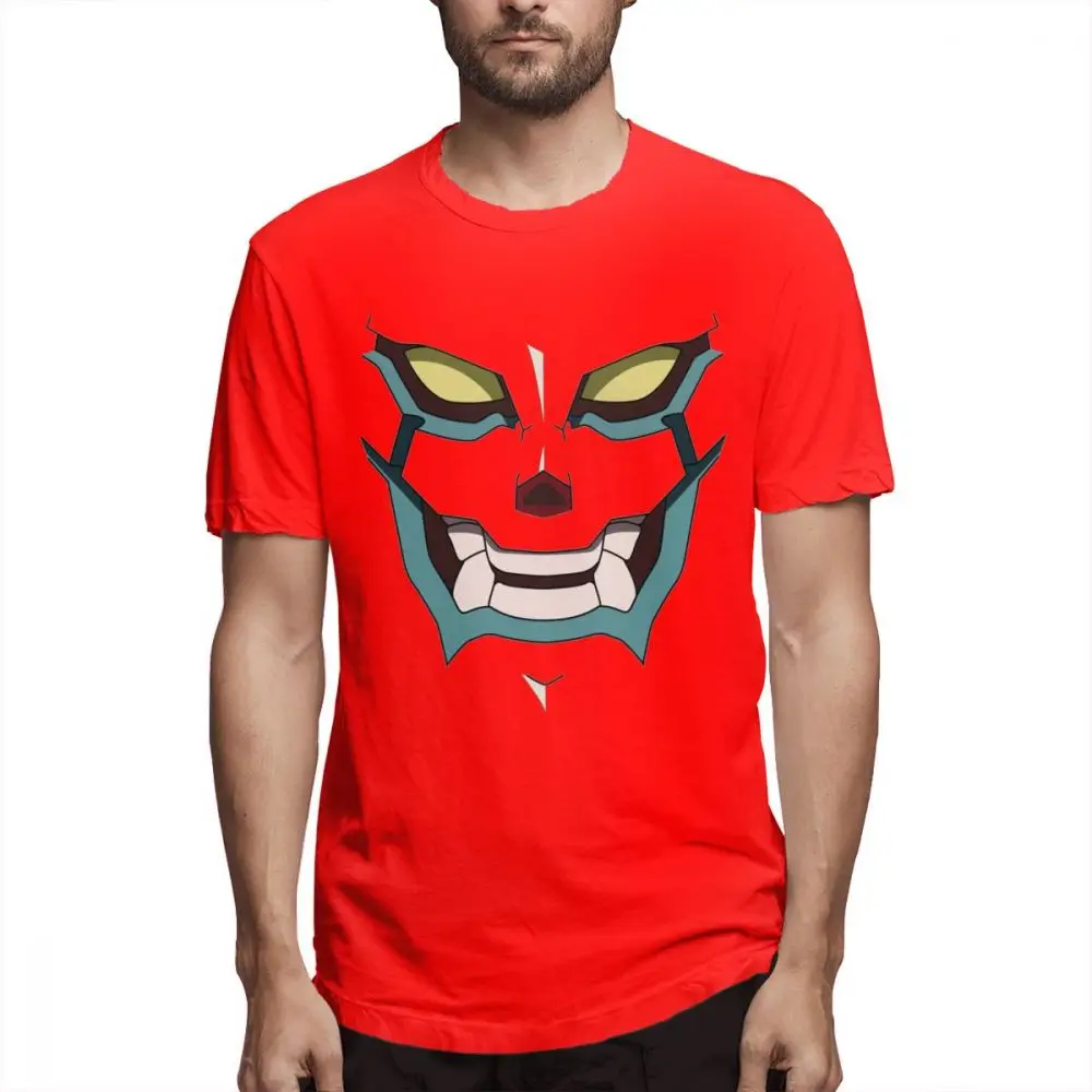 Novelty Tengen Toppa Gurren Lagann T Shirt Casual Man Anime Cartoon 100% Cotton Plus Size T-Shirt | Мужская одежда