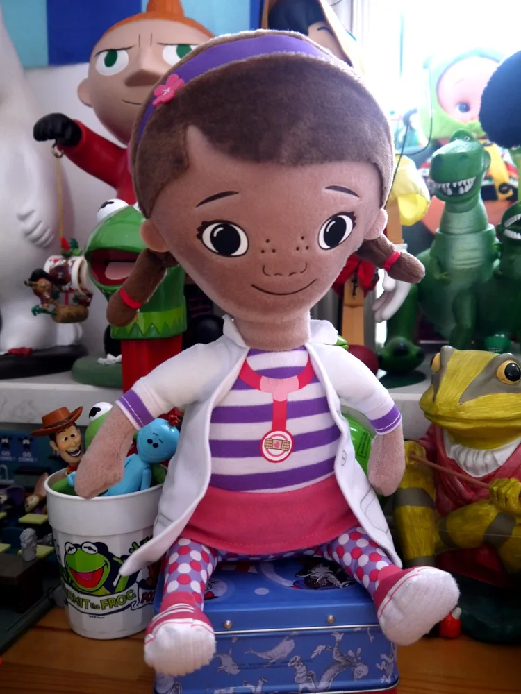 Doc McStuffins, игрушки, Doc Lambie, ягненок, Stuffy Dragon Hallie, бегемот, Boppy Dog, плюшевые игрушки, 30 см, милые мягкие животные, детские куклы, подарки