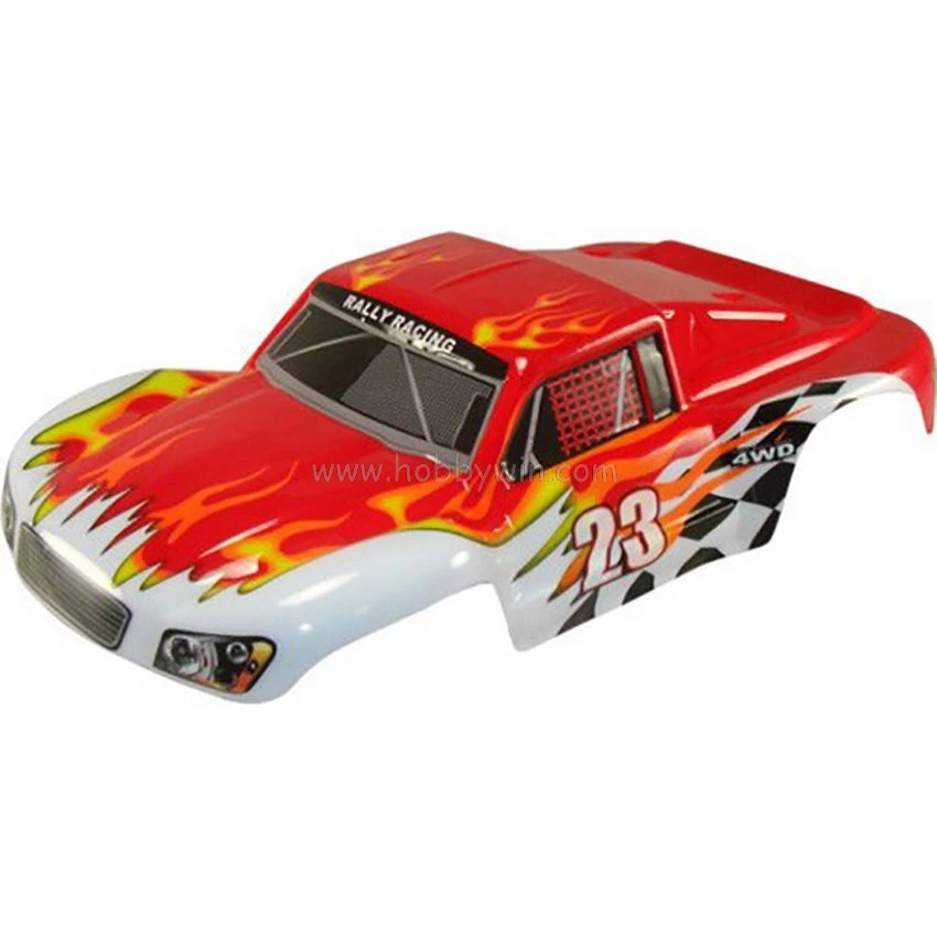 HSP part 55905 Body Shell RED X1P For HiSpeed 1/10 RC Truck Shortcourse