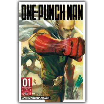 

ONE PUNCH MAN Poster Popular Classic Japanese Anime Home Decor Silk Poster Picture Print Wall Decor 30x45cm 50x75cm