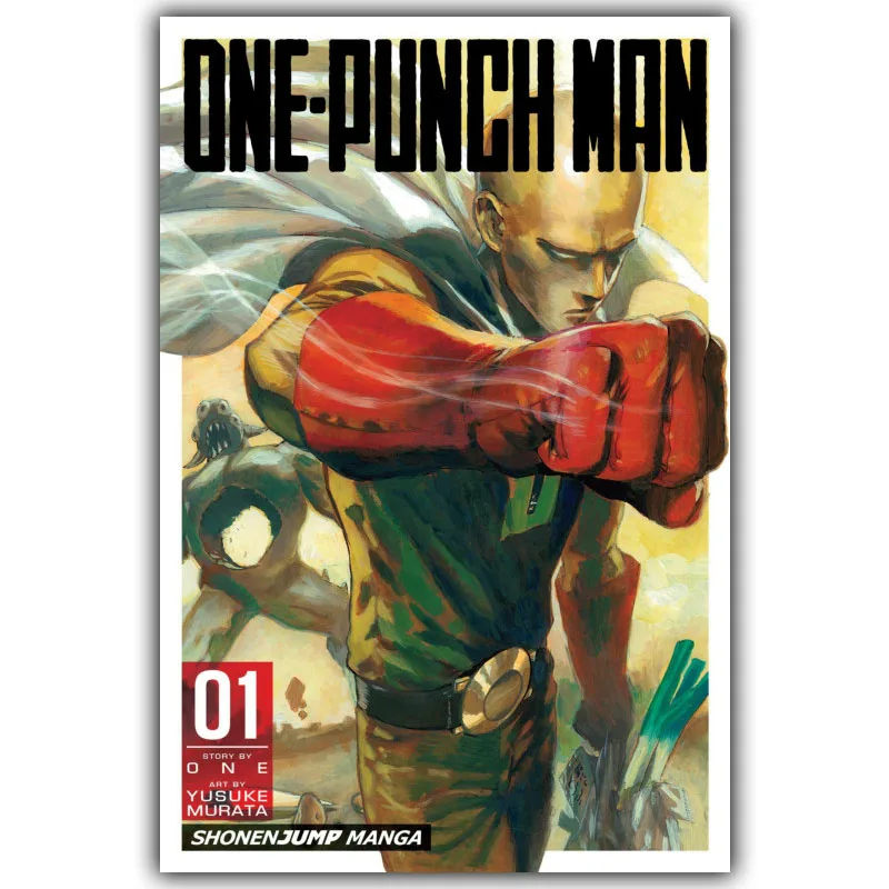 Постер ONE PUNCH MAN популярный классический японский аниме домашний декор Шелковый