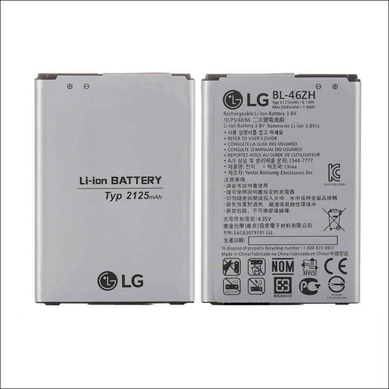 Оригинальные Замена для LG BL-46ZH K7 MS330 LS675 дань 5 K330 Побег 3 батареи Новый | Мобильные