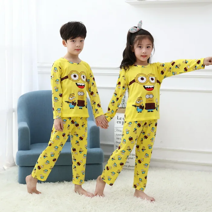 

Cosy Children Clothing Autumn Nightwear Boys Girl Baby Pajamas Cotton Princess Nightgown Kids Home Cltohing Girl Sleepwear J1237