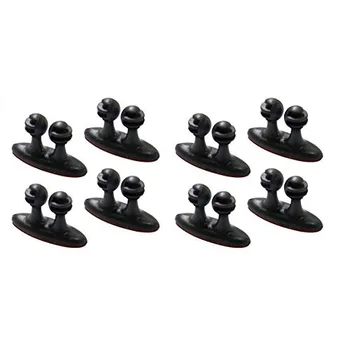 

8 x Multifunction Cable Holder Car Cable Clip, Cable / Earphone Organizer Black