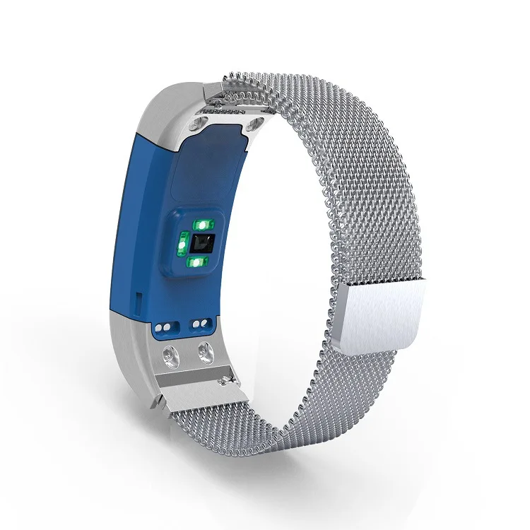 

Garmin Vivosmart hr+ plus Bands, Magnetic Lock Milanese Loop Stainless Steel Metal Bracelet Replacement Strap for Vivosmart HR