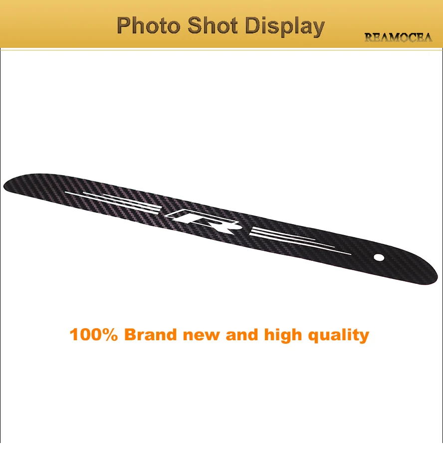 Reamocea Car Styling High Mounted Stop Brake Lamp Light Carbon Fiber Stickers Decals For VW Volkswagen GOLF 6 7 MK6 MK7 POLO (9)