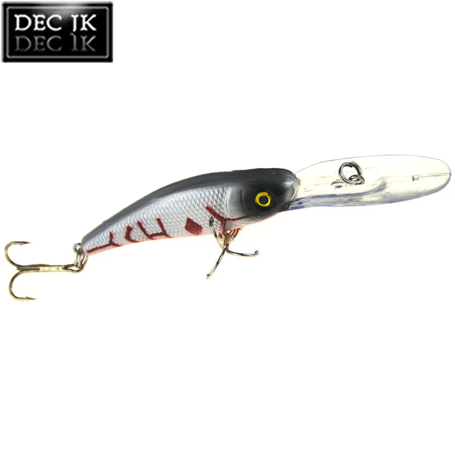 16PCS Plastic Hard Fishing Lure Tackle Fake Laser Bait Crankbaits Minnow Sea Bass Pike Swimbait With Hooks Saltwater Lures Set (8)