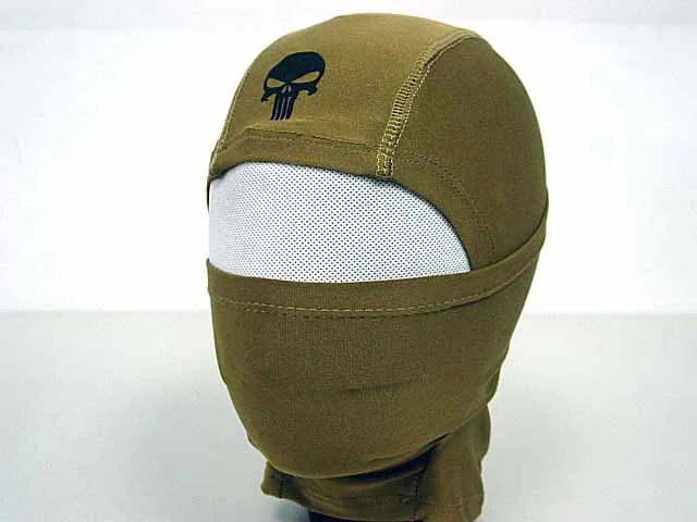 Капюшон-Балаклава полная лицевая головка защитная маска COYOTE коричневый BK