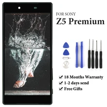 Écran LCD de remplacement pour Sony Xperia Z5 premium Z5 Plus, 5.5 pouces, 1 pièce, Compatible sans Pixel mort=