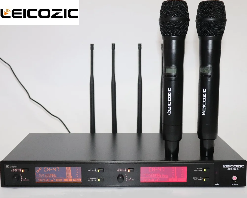 Leicozic Цифровая беспроводная микрофонная система 300 м сценическая проволока microfone