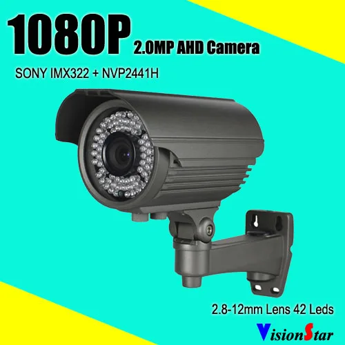Высокое разрешение osd меню Sony imx322 ahd P 1080 2.0mp Водонепроницаемый Открытый