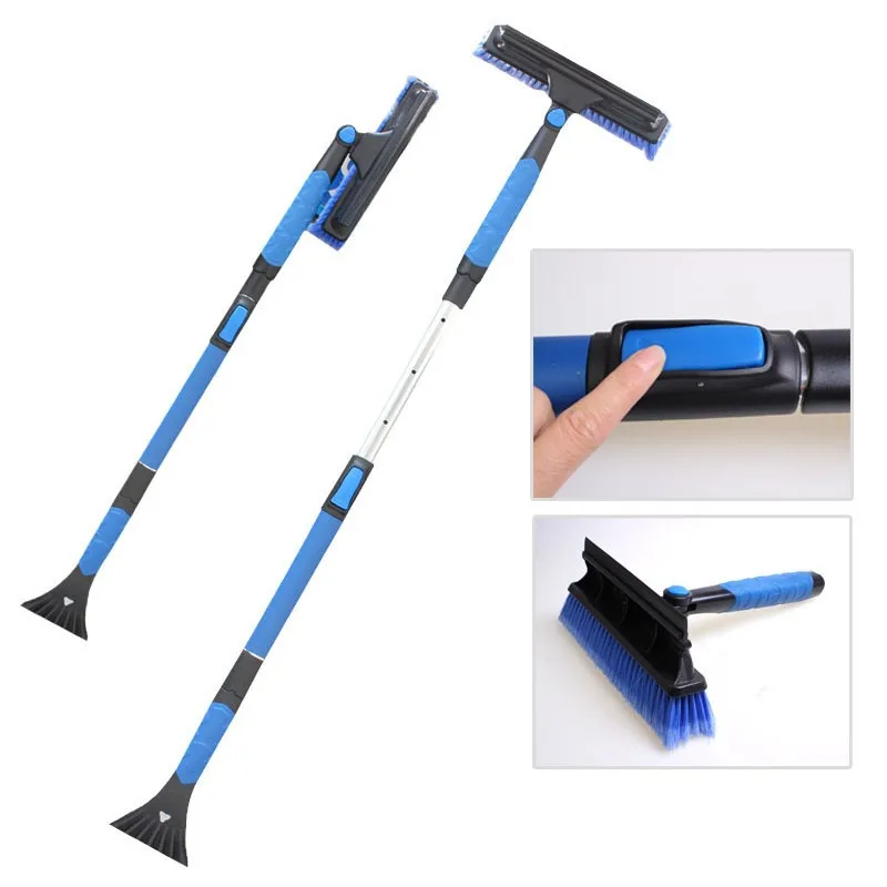 

Multi-function Snow Removal Suit Two-in-one Ice Shovel Snow Brush Combination Retractable Handle Rotatable Car Ice Shovel