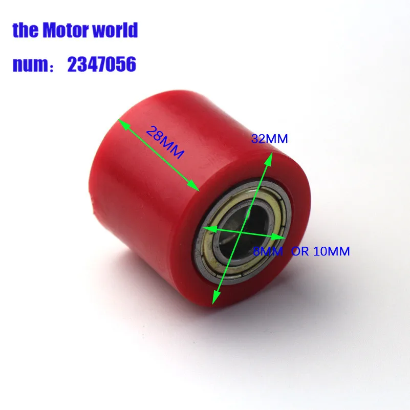 Красный 8 мм 10 мм Цепной натяжитель ролика приводной ремённой шкив руководство для YZF для моделей ktm и rmz KLX CRF 80 250 150 250 450 Кроссовый велосипед ямы
