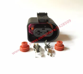 

20 Sets 2 Pin Auto Sealed Fuel Injection Connector Waterproof Female 1J0973752 1JO 973 752 For VW Toyota Honda Hyundai Elantra