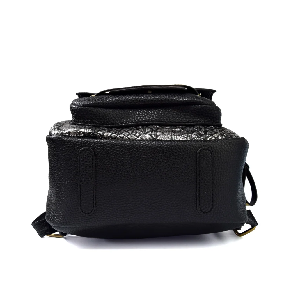 Женский рюкзак из искусственной кожи, Модный женский рюкзак, брендовая дизайнерская женская сумка, высокое качество, серпантин, школьная сумка S115