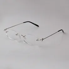 Очки для чтения для мужчин и женщин, высокое разрешение, без оправы, повседневные, модные, зеркальные, 1,0 до 4,0 R029