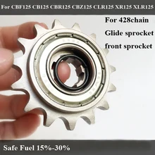 16T 428 цепи Glide Передняя звездочки для HONDA CBF125 CB125 CBR125 CBZ125 XR125 XLR125 Senda125 топливный экономайзер маховик