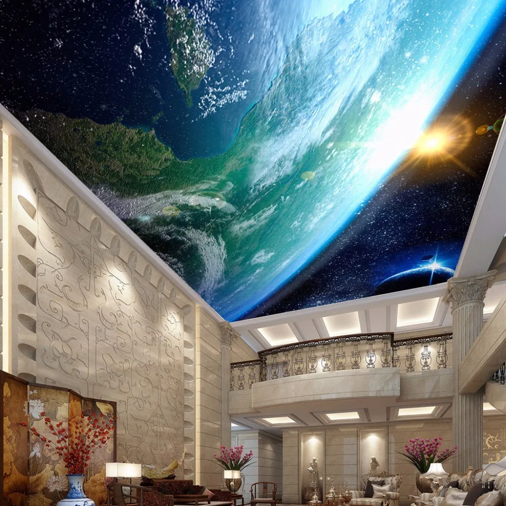 Compra diseños del papel pintado techo online al por mayor de China