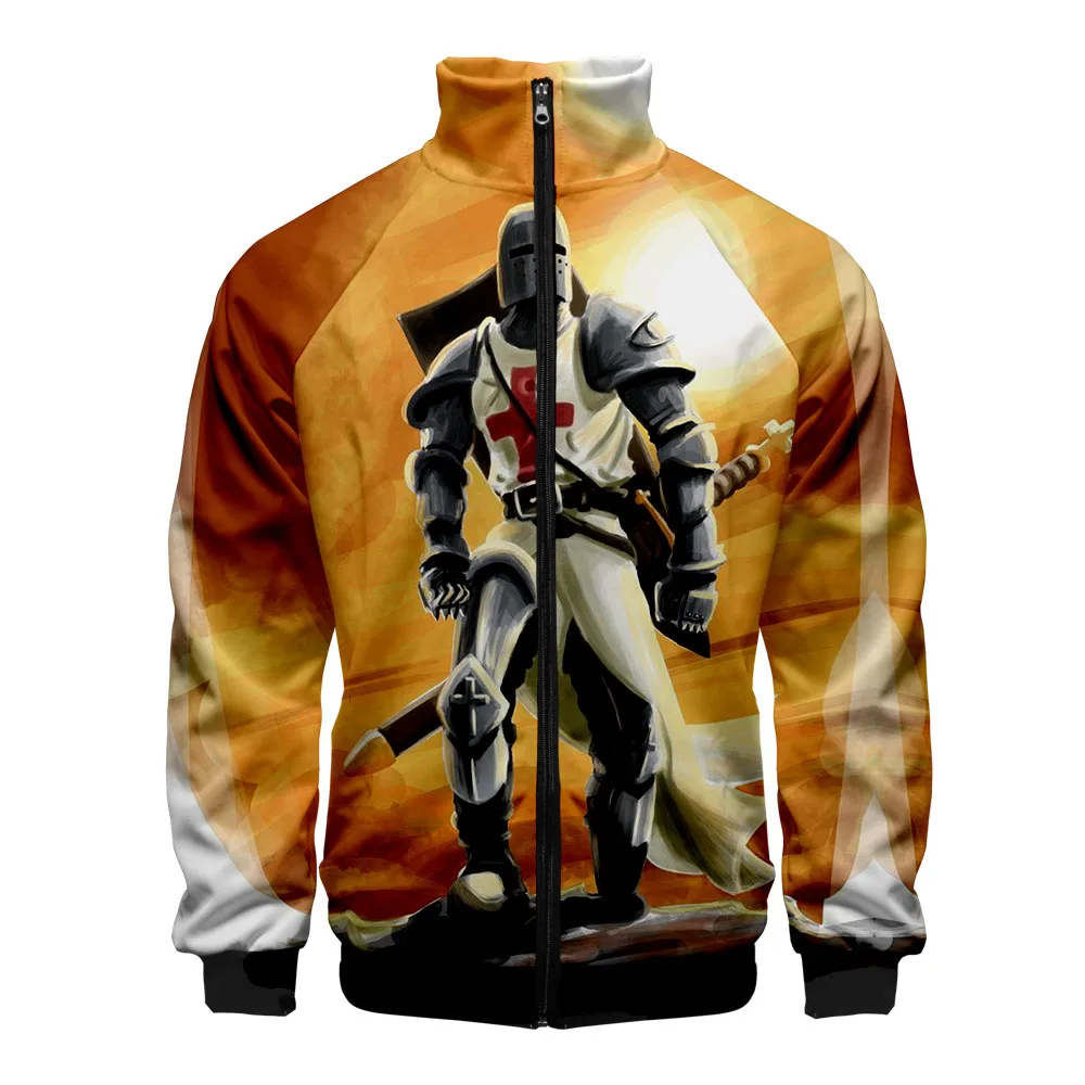 

Knights Templar 2019 Kpop New 3D style Windbreaker Men Slim fit Zipper Fashion Trend Casual Jacket Windbreaker