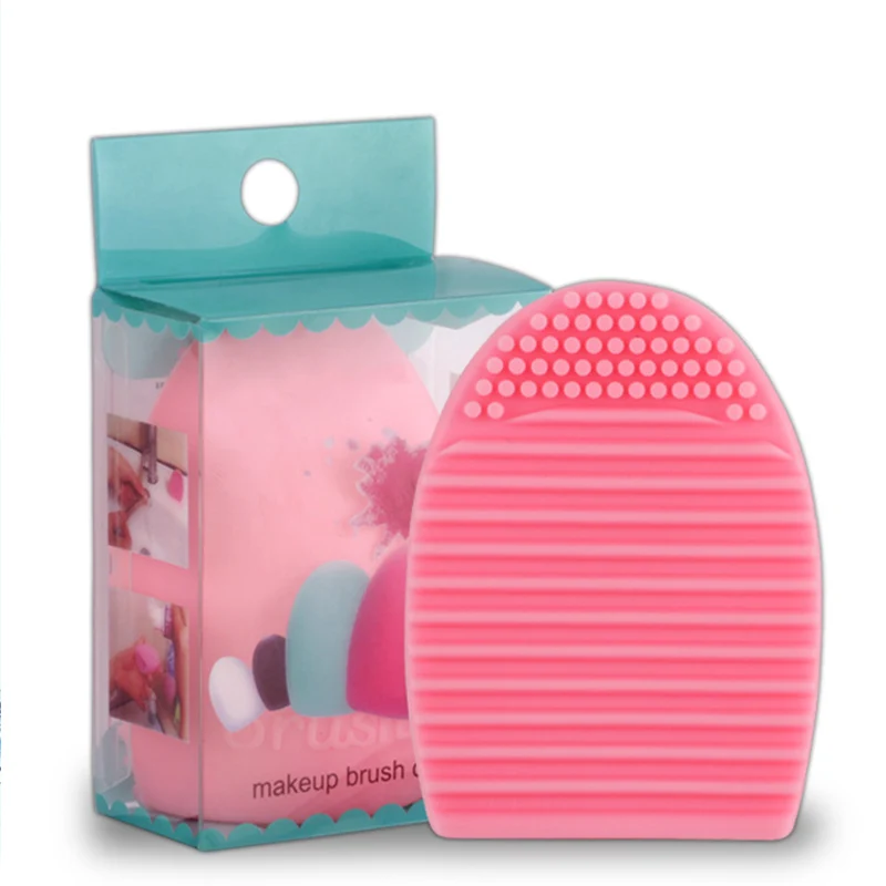 

Brush washing egg Cleaning Washing Tools Cosmetics Brushes Scrubber Board Washing Cosmetic Brush Cleaner Tool free shipp