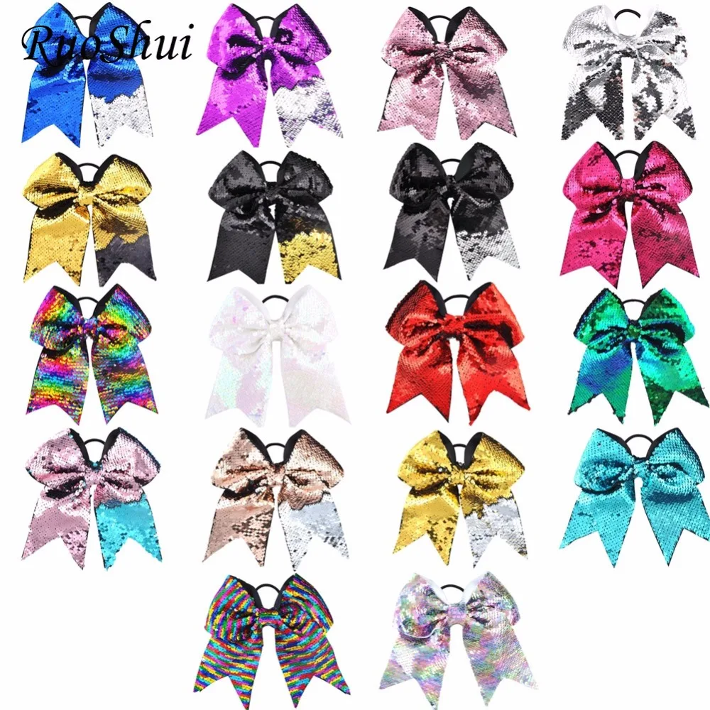 Rubber Hair Accessories Scrunchies Rubber Hair Sequins 8 Inch