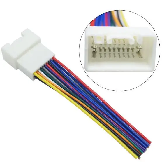 

tail line on DVD Power horn harness car Audio Refitting Line for Mitsubishi