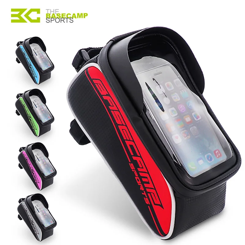 BASECAMP Bike Bag Rainproof Bag For Bicycle Front Tube Cycling Bag font b Phone b font