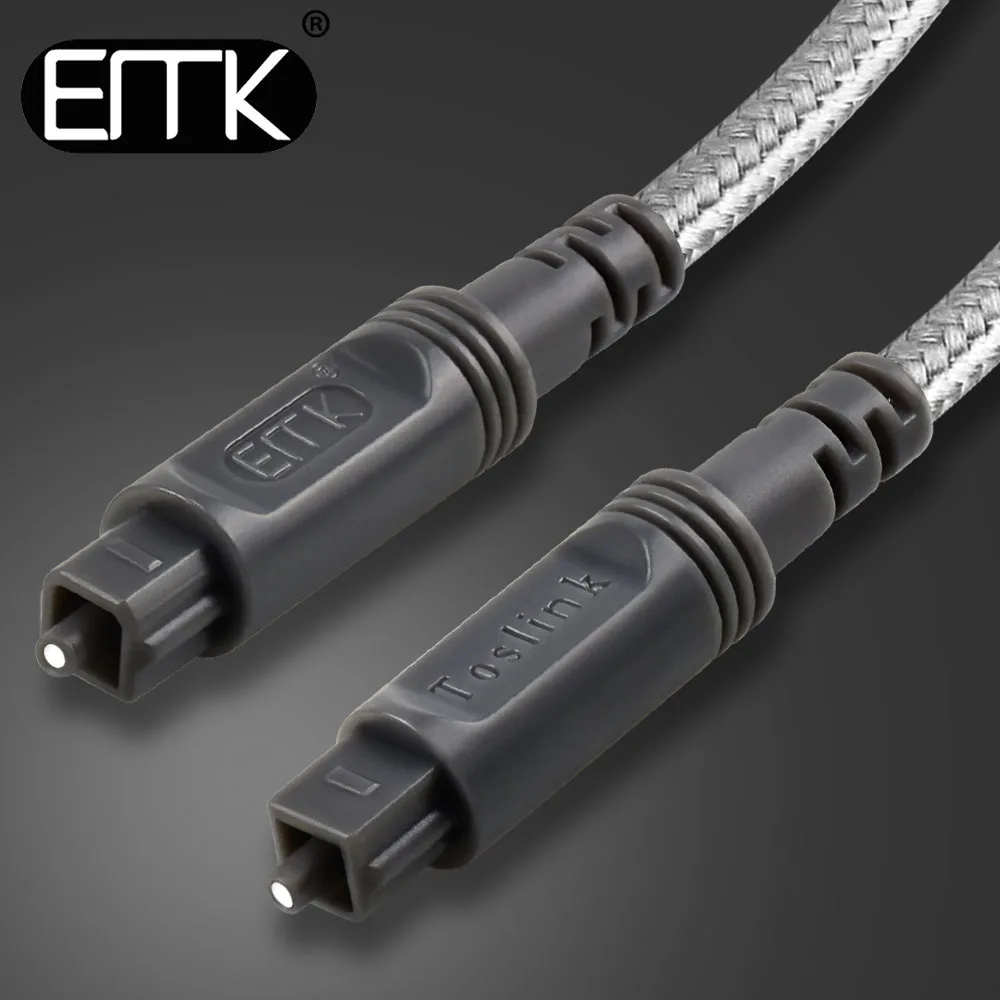 EMK 5.1 Digital Optical Audio Cable toslink cable 3m 5m 8m 10m 15m SPDIF cable optical cable for DVD 360 Xbox Amplifier Soundbar EMK 5.1 Digital Optical Audio Cable toslink cable 3m 5m 8m 10m 15m SPDIF cable optical cable for DVD 360 Xbox Amplifier Soundbar