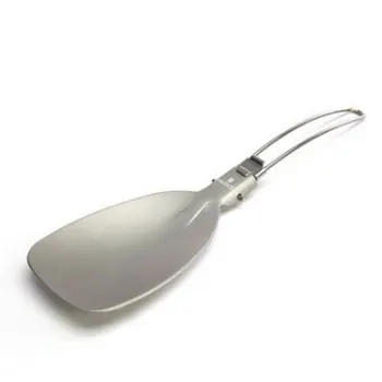 

Outdoor Stainless Steel Cooking Shovels Picnic Cookware Folding Spatula Cookware Parts Hiking Camping Tableware