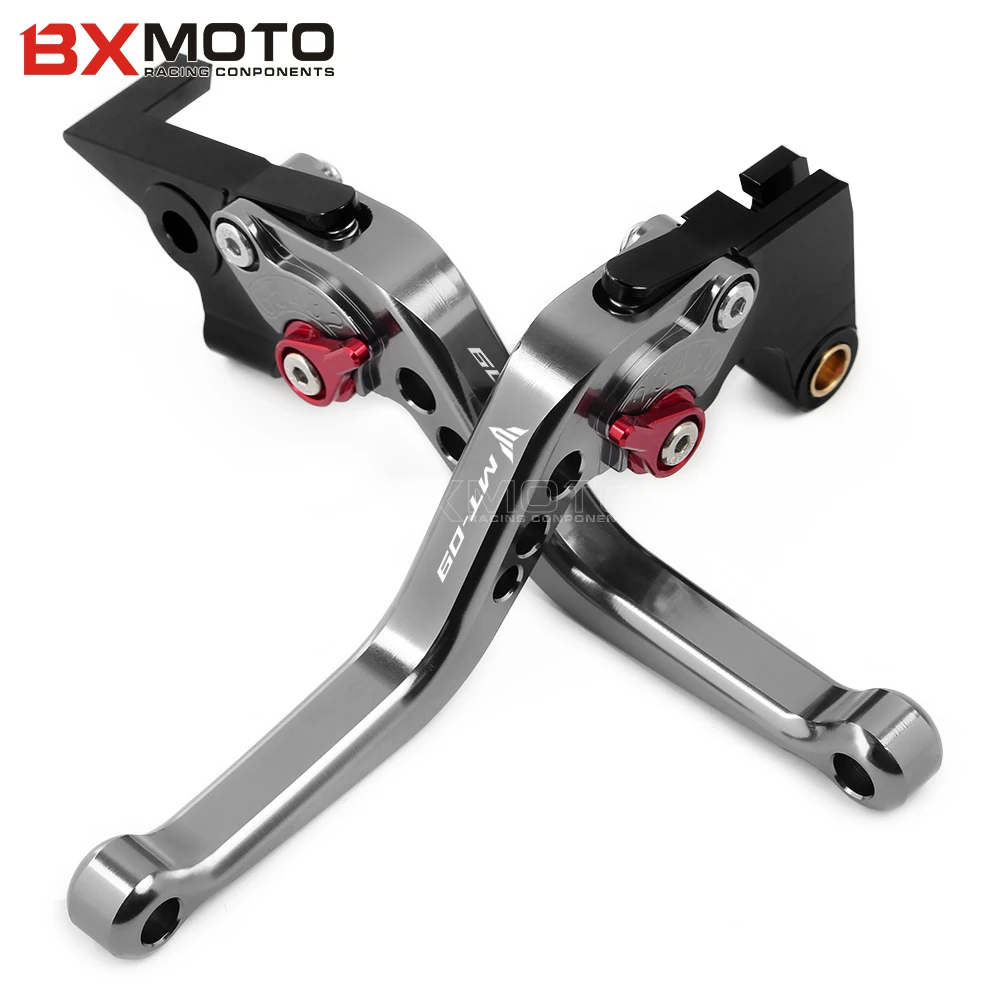 Alavancas de freio de motocicleta curtas, alavancas de embreagem do freio para yamaha mt09 MT-09 mt 09 tracer sr 2014 2015 2016 2017 2019