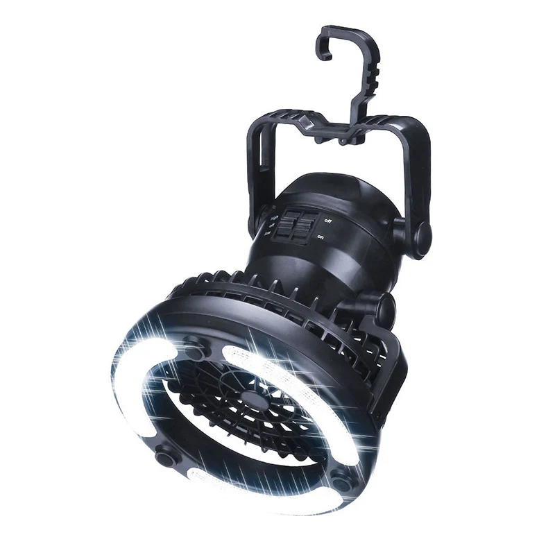 

Portable Camping Light 2 in 1 LED Ceiling Fan with Emergency Light Flashlight Outdoor Survival Lamp PAK55