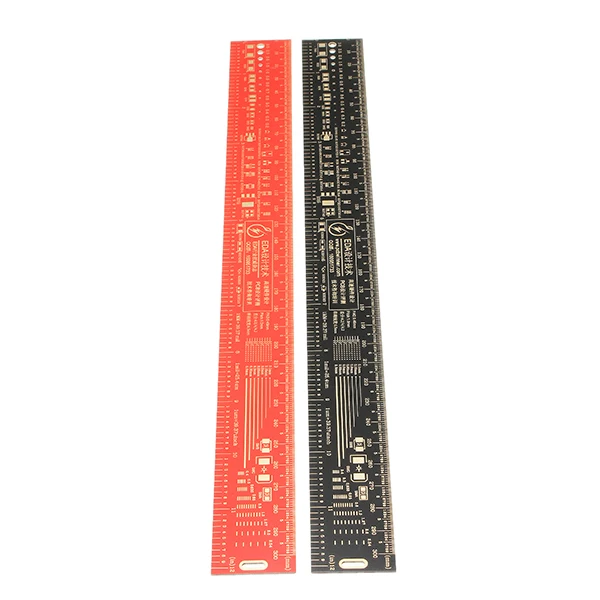 

1PC 30cm Multifunctional PCB Ruler EDA Measuring Tool Chip IC Electronic PCB Protractor For Geeks Makers Reference Ruler