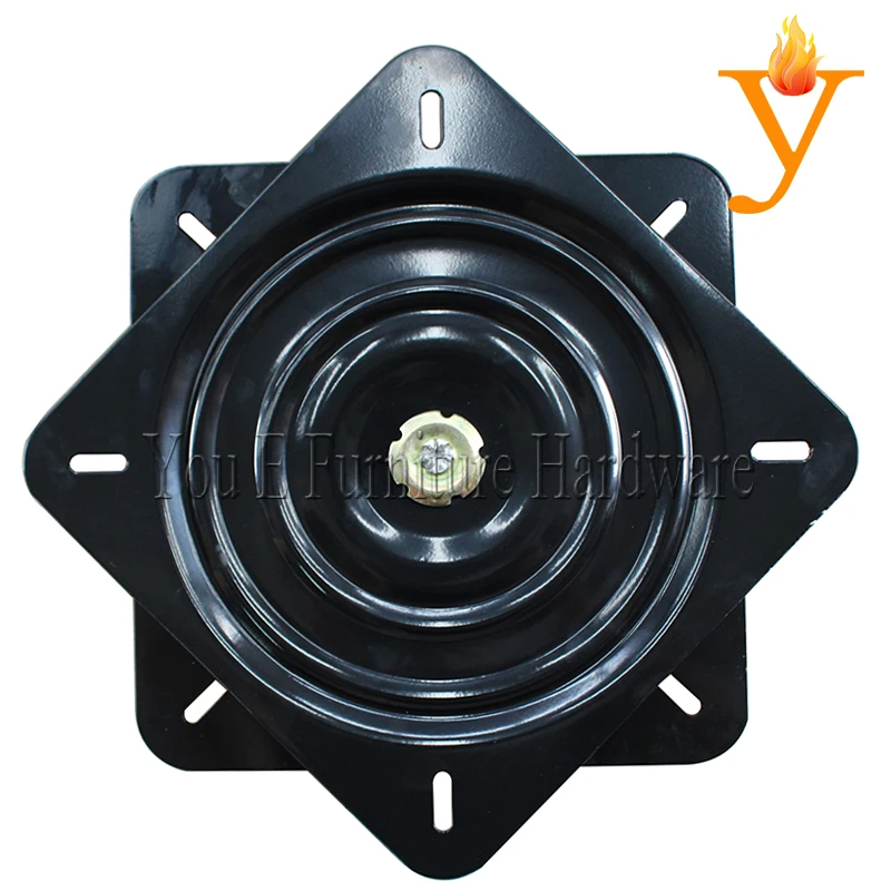 

12 inch square swivel plate rotate mechanism for table or desk E09-1
