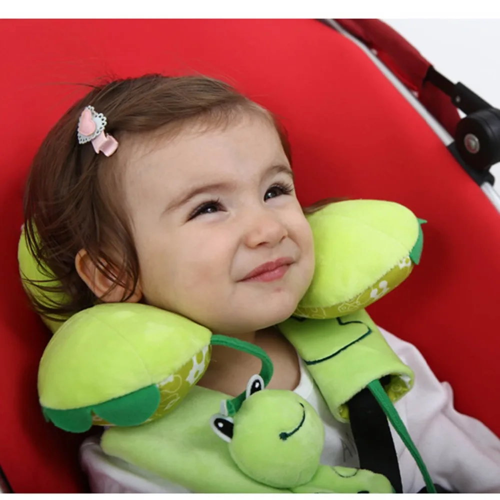 

Baby Shaping Pillow Infant Cotton Cartoon Travel Protect Car Sleeping Headrest Neck Protection Infant U-shaped Pillows Newborn