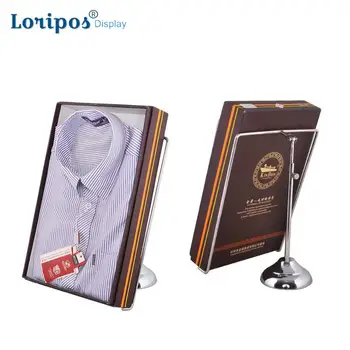 

Stainless Steel T Shirt Display Rack Cabinet Shelf Window Display Props Garment Store Table Storage Exhibition Coat Shelf Metal