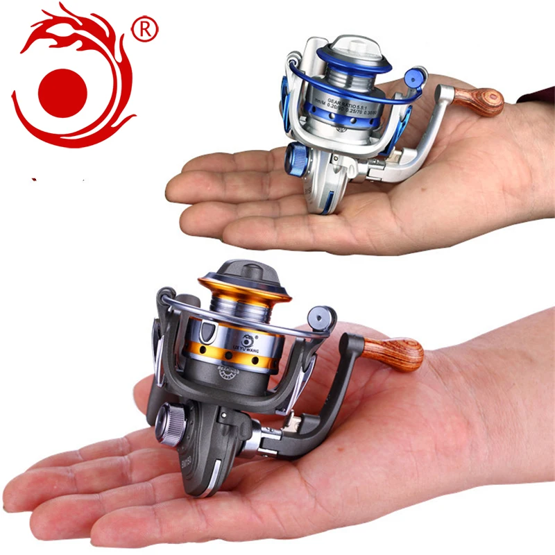 LIEYUWANG 10BB мини Рыболовная катушка легкая спиннинговая Катушка 150 г 2 цвета