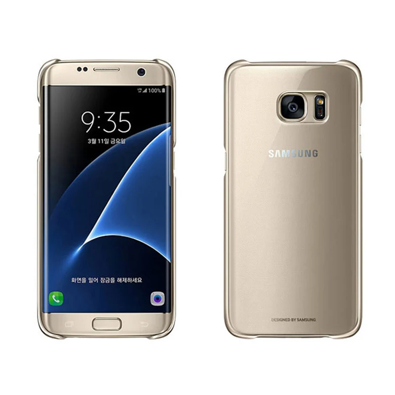 SAMSUNG прозрачный защитный чехол для телефона GALAXY S7 edge G9350 G9300 G930A G935F ультра тонкий защитный чехол