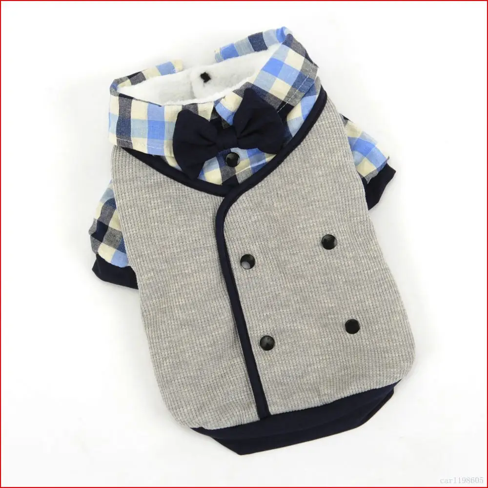 Male Dog Clothes Winter Boy Dog Wedding Suit tuxedo Shirt Pet Dog