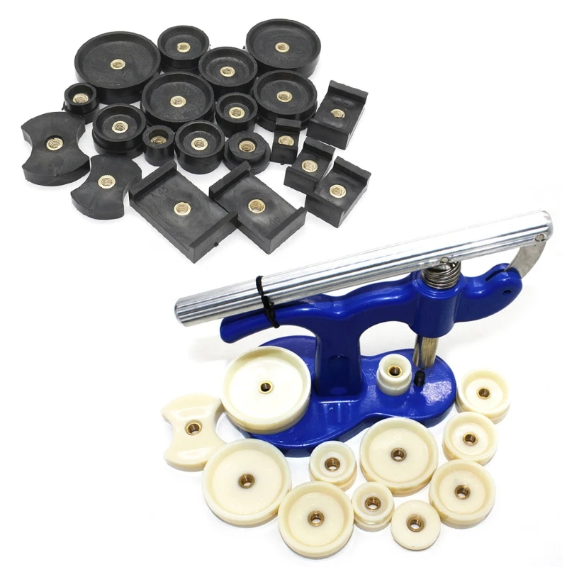 

Free delivery 20 Pcs Watch Back Press Fitting Dies Repair Kit Round Rectangular