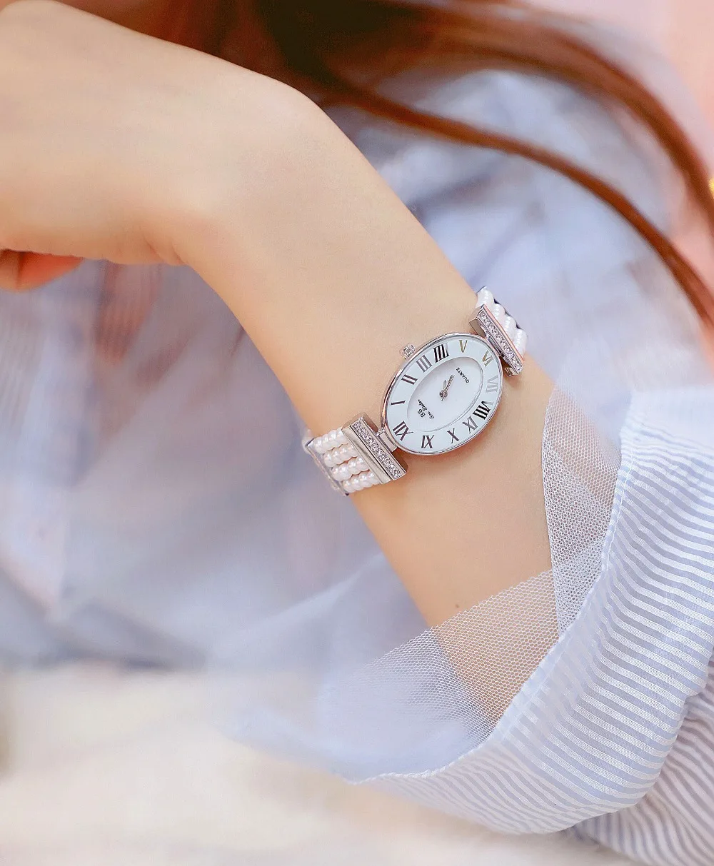 Новое поступление, женские часы Montre, Топ бренд, жемчужный браслет, модные нарядные часы, женские наручные часы, Relogios Femininos saat