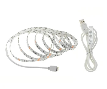 

LED Strip 5050 3528 5V LED TV back light USB input Tape DC5V TV Background Lighting DIY Decorative Lamp RGB/Warm White/White